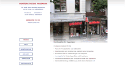 Desktop Screenshot of homoeopathie-dr-hagemann.de